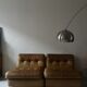 Leather sofa, Amanta model by Mario Bellini for B&B Italia, 1970
