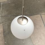 Suspended glass ball lamp by Peill & Putzler.