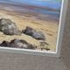 Large painting 109 × 78 cm – Seaside scene signed Marc Chailloux (1902-1971)