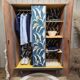 Armoire penderie vintage revisitée