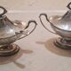 PAIR OF SILVER-PLATED SAUCERS ENGLAND LATE 19TH CENTURY