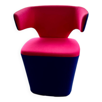 Fauteuil Allermuir Bisonrose et bleu