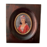 Miniature twenty unknown woman