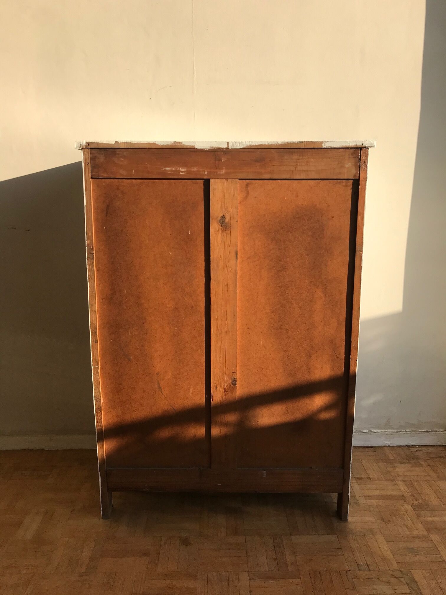 Parisian buffet of the 1940s painted white