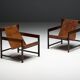 Lia lounge chairs by Sergio Rodrigues, Brazil, 1962