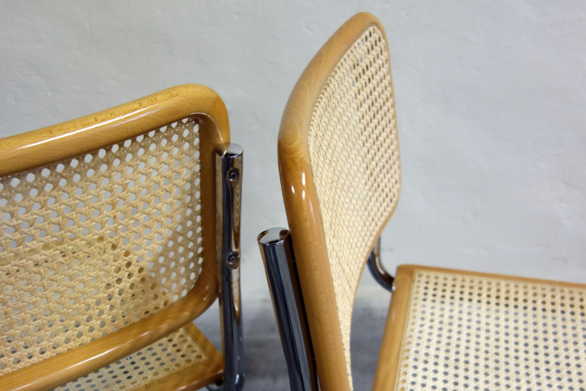 Série de 6 chaises Cesca B32 Marcel Breuer Italie