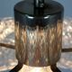 Vintage Sculptural Glass Pendant Lamp by Kamenický Šenov, 1970s