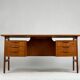 Gunni Omann Mod. 75 teak desk 60s Danish vintage