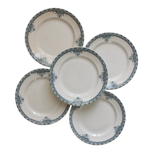 5 assiettes à dessert - saint amand