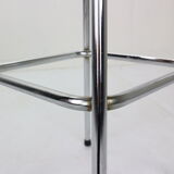 Set of 4 leather barstools