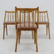 1970s Antonin Suman Beech Dining Chairs, Set of 4