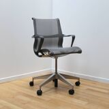 Set of 8 Setu office armchairs, Herman Miller