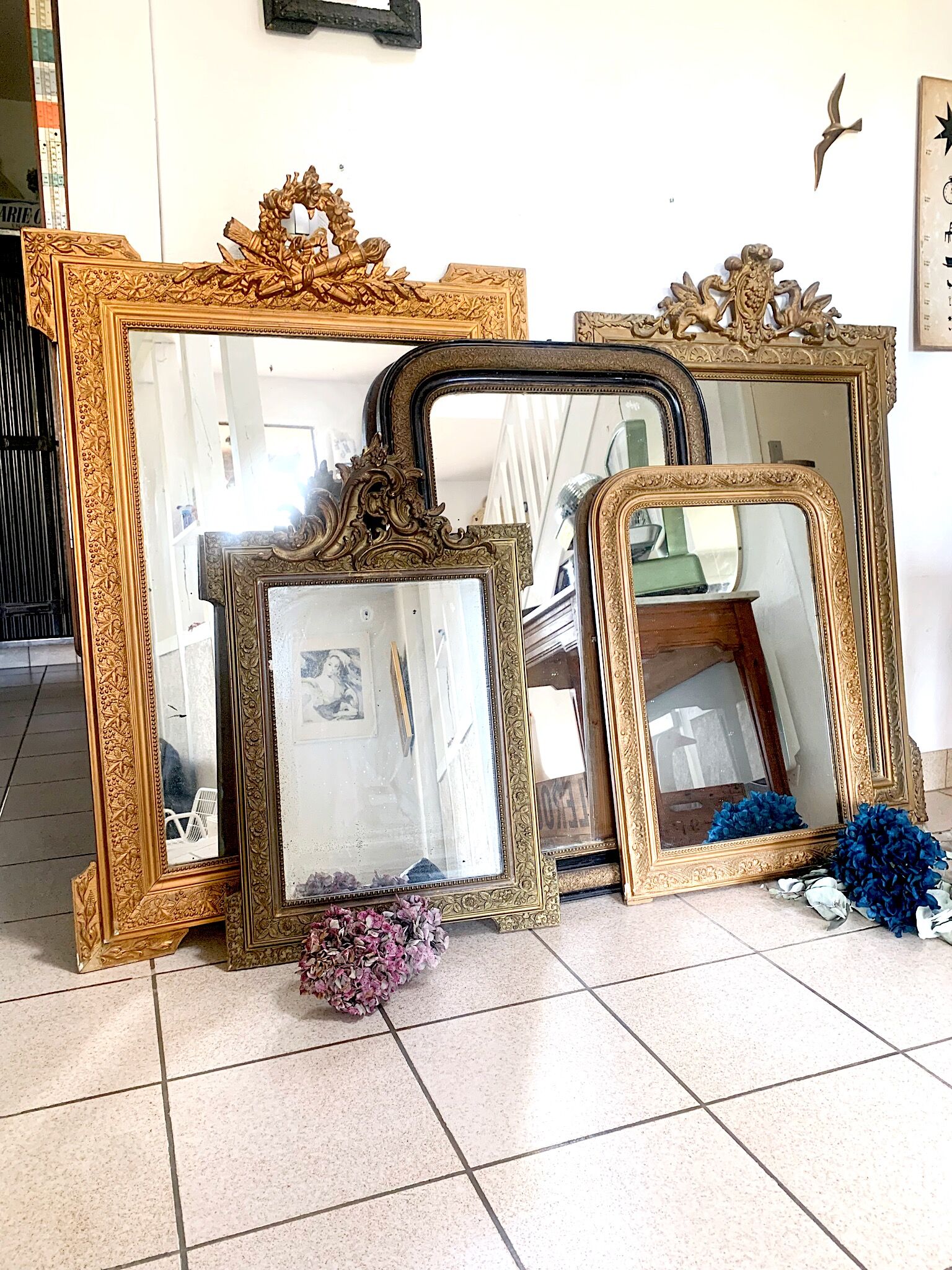 Mirror Louis Philippe 130x90 cm