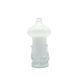 ABX Modernism Vase, white glass, Poland, 1970s