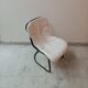 Set of 8 vintage white leather chairs model No C2 by Cidue, Italy 1970