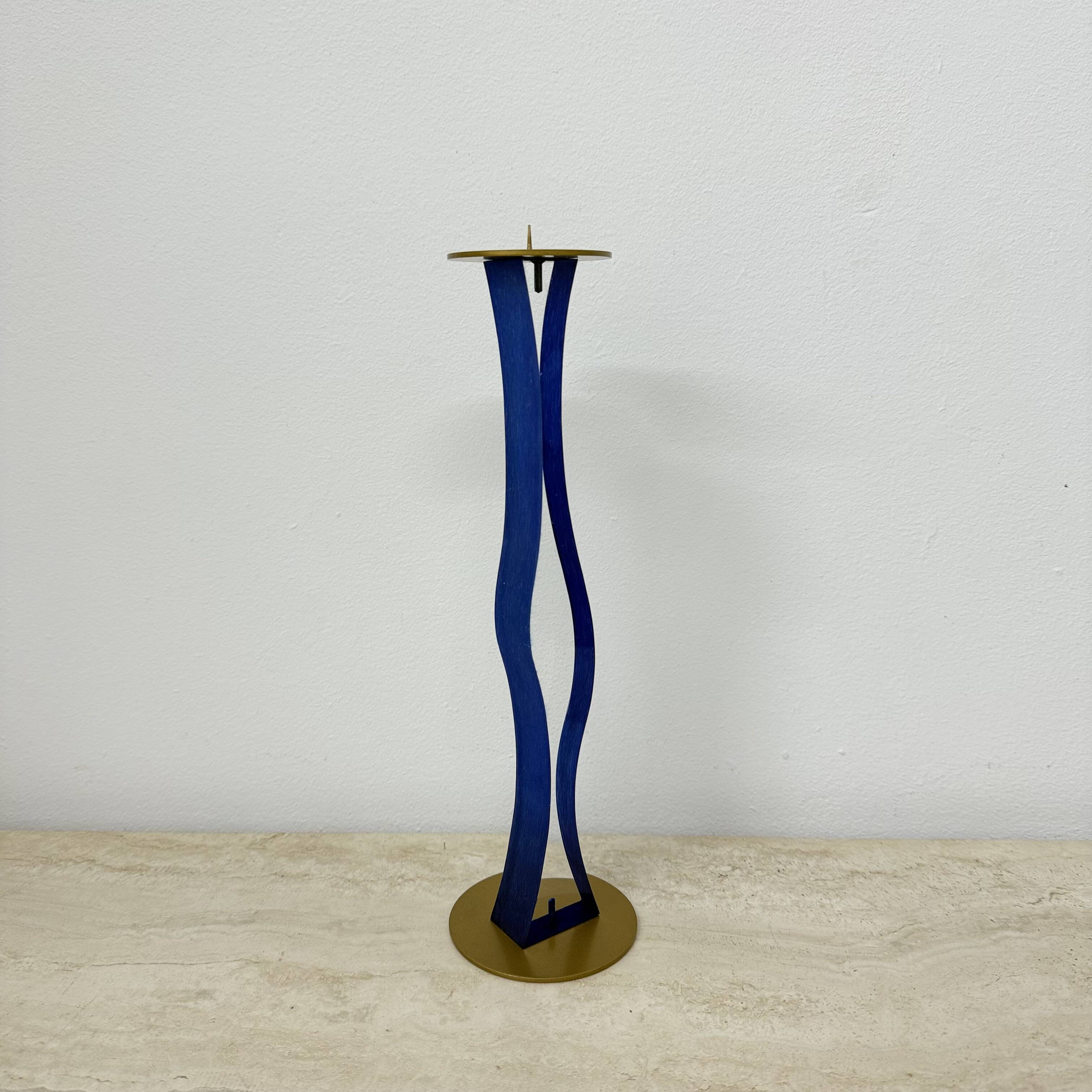Lucite Cec Lepage style lucite candle stick , 1980s