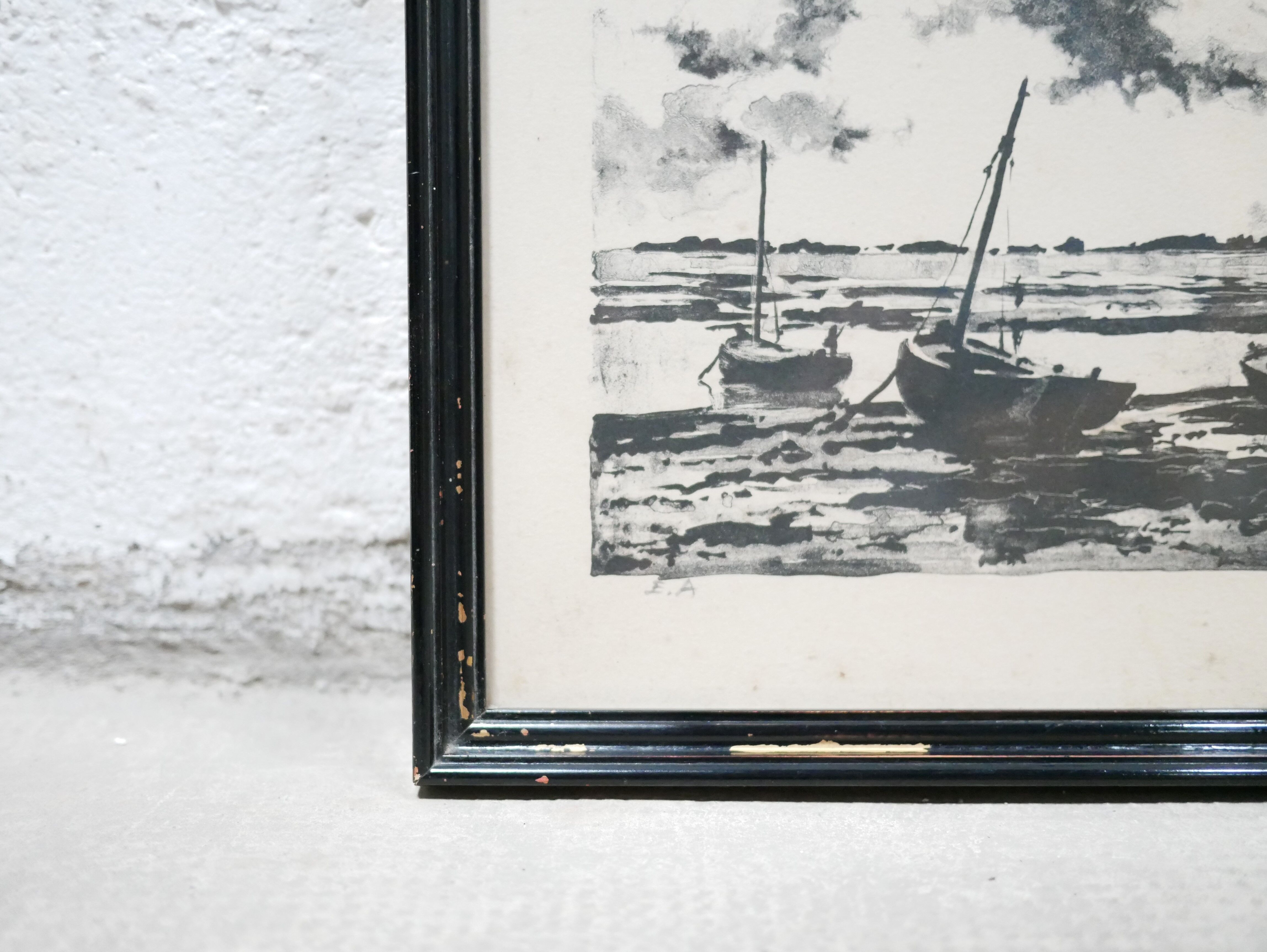 Lithograph artist's proof signed Paul Petit