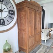 Wardrobe, oak linen cupboard from 1920.