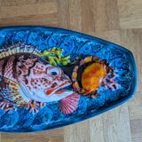 "Palissy" slip wall plate