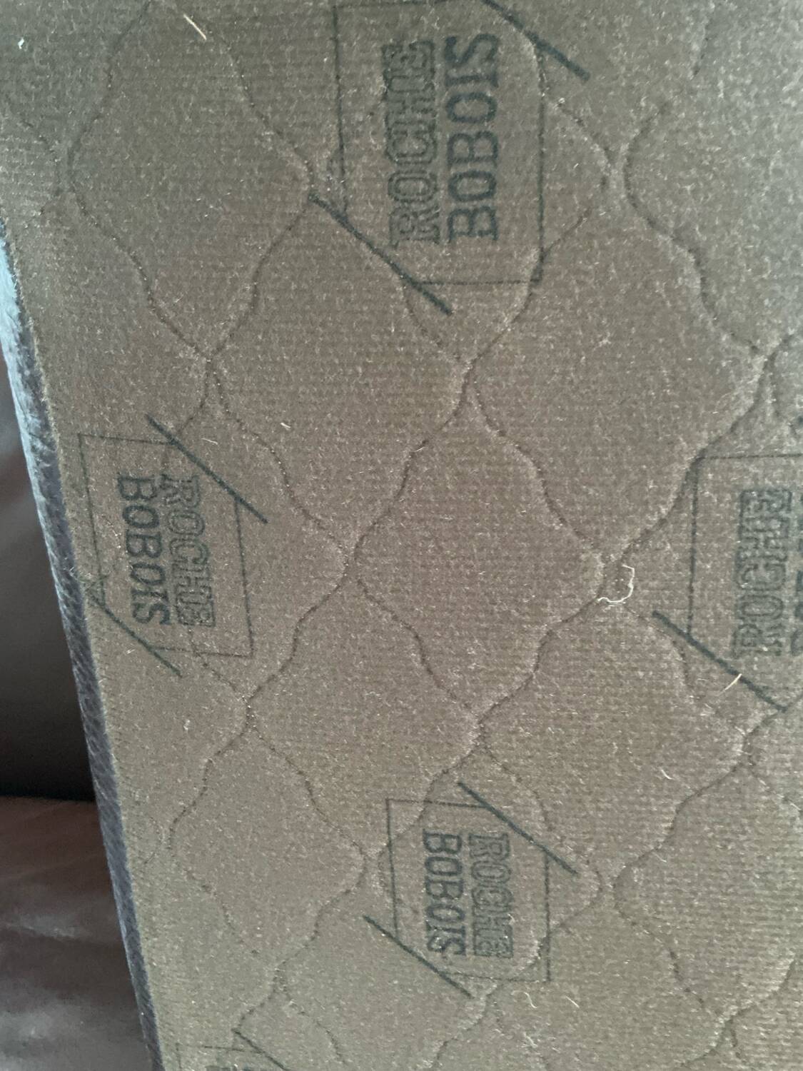 Brown grained leather sofa Roche Bobois