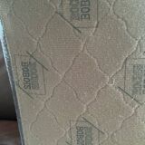 Brown grained leather sofa Roche Bobois