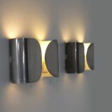 Wall sconces "Flogio" by Tobia & Afra Scarpa for Flos, Italy 1960s.