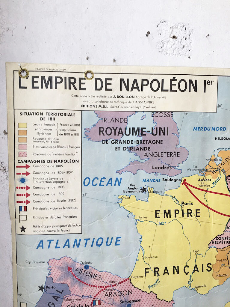 Napoleon & revolution school map