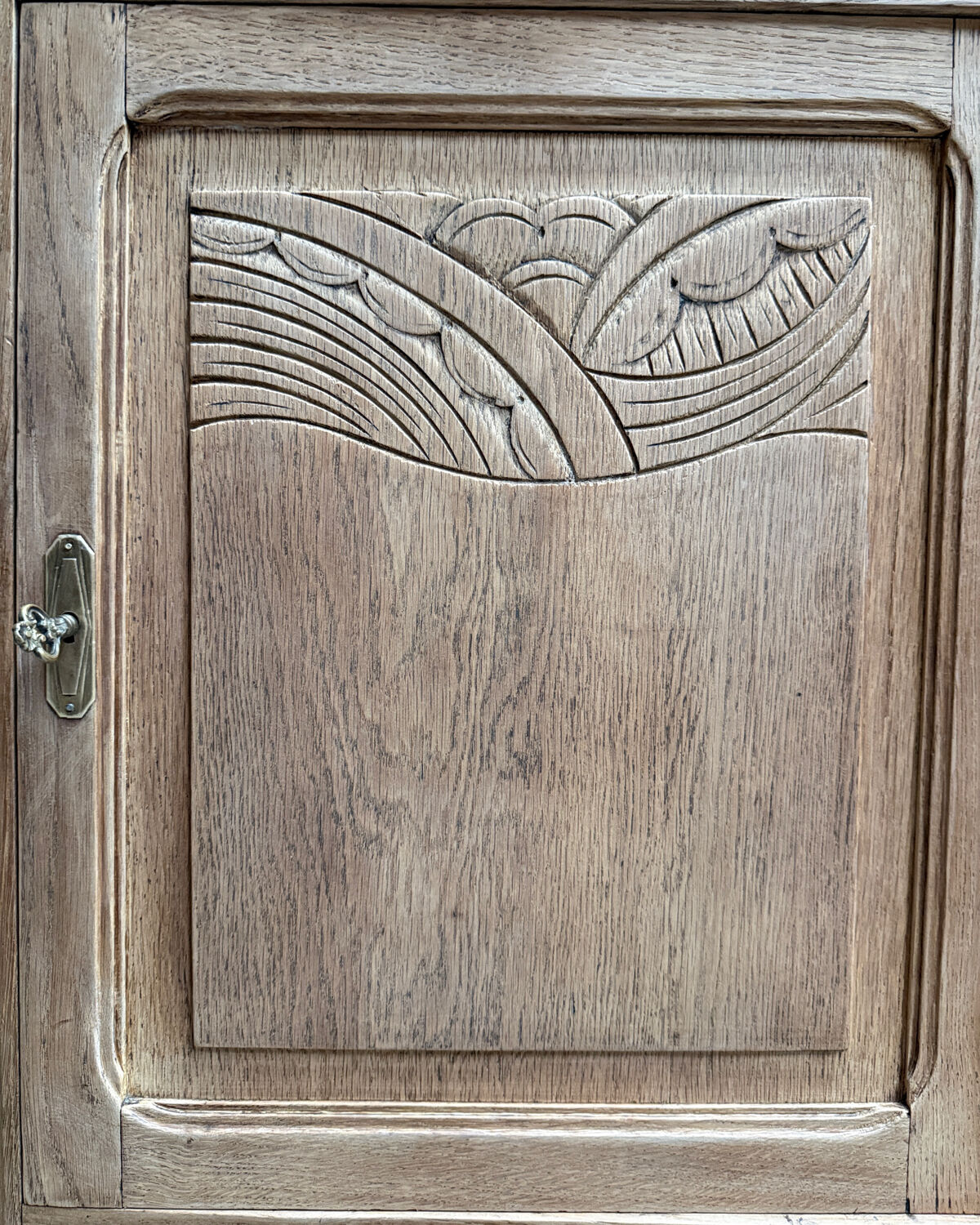 Art Deco oak confiturier (renovated)