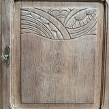 Art Deco oak confiturier (renovated)
