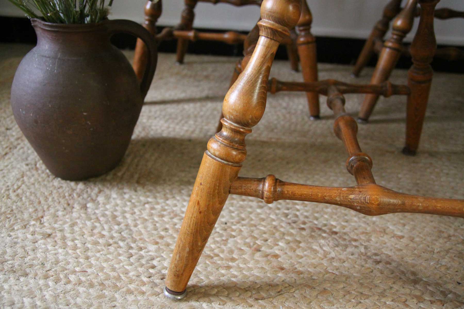 Western style wooden chairs