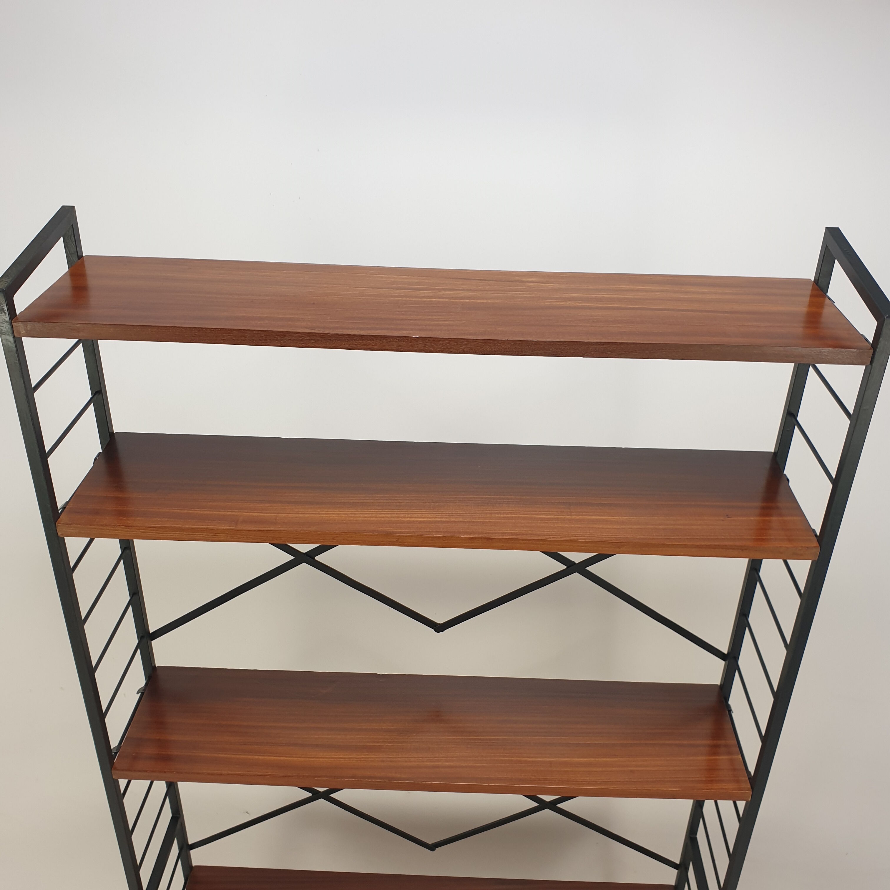 Italian Free Standing Teak Shelving Unit, 1950's