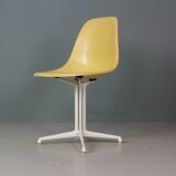 Charles & Ray Eames "La Fonda" Light Yellow Fiberglass Chairs Herman Miller