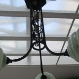 Lustre fer forgé 3 branches