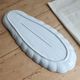 Large vintage white porcelain shell serving platter XXL