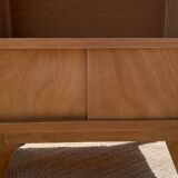 Vintage compass foot bookcase