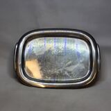 Prata Wolff Vintage Silver Metal Tray