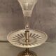 Centerpiece cup enhanced vase cornet crystal Val Saint Lambert late nineteenth