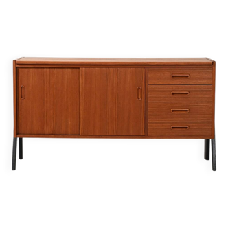 Two-tone Scandinavian 1960s small sideboard