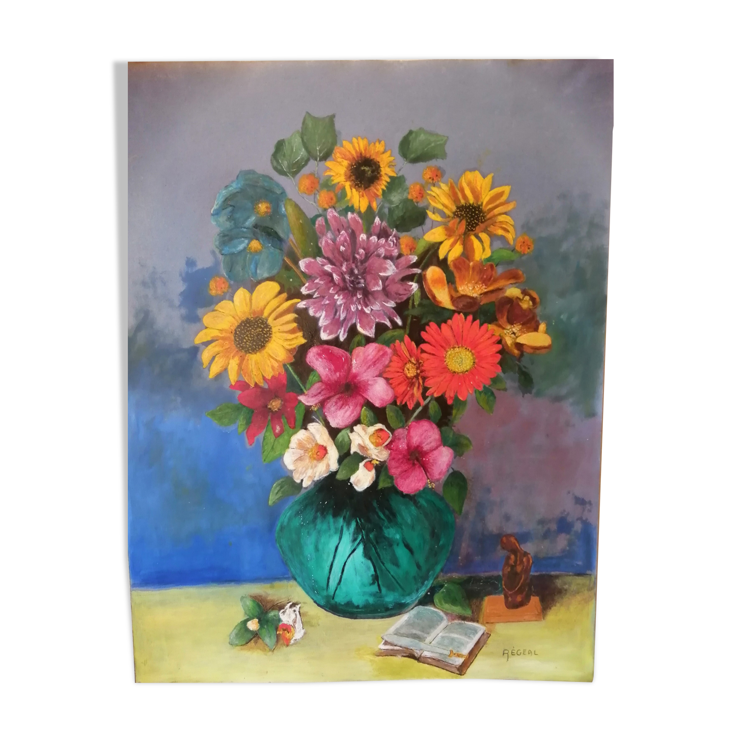 Painting flowers