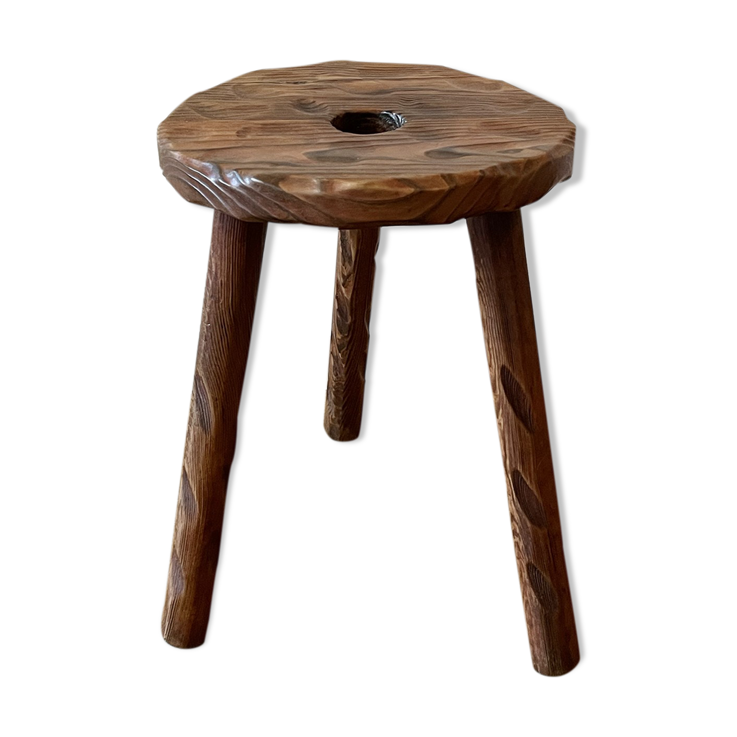 Brutalist triode stool