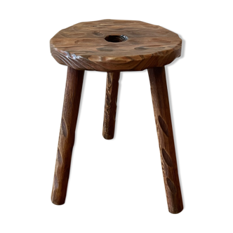 Brutalist triode stool