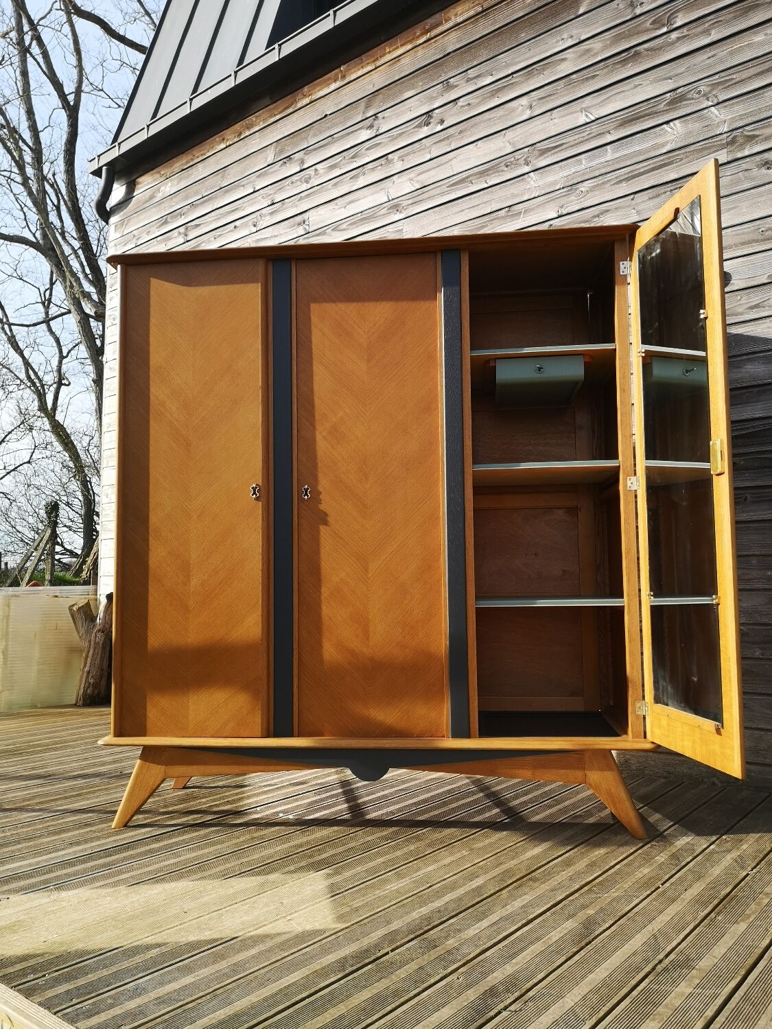 Vintage wardrobe dressing