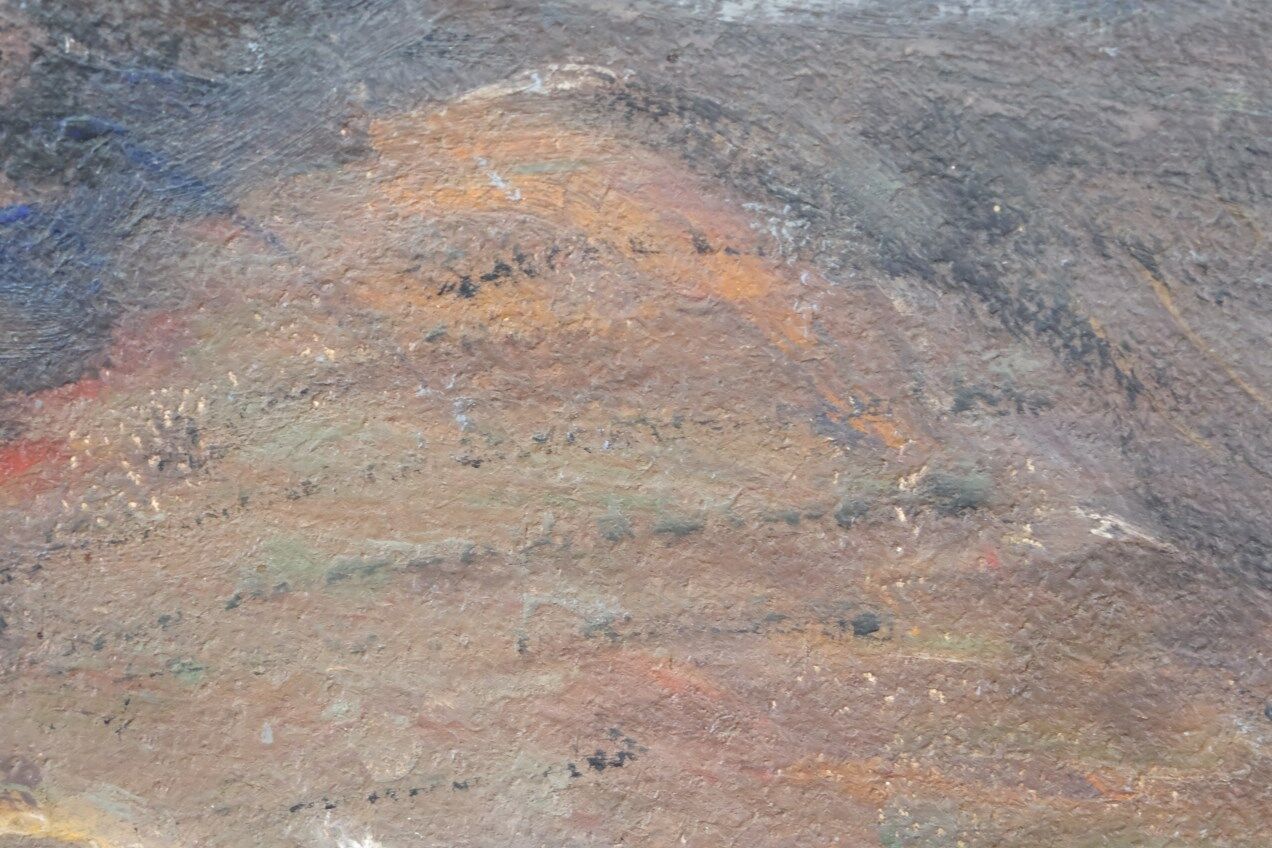 Gideon Isaksson, Scandinavian Modern Painting, 1960s, Oil on Panel, Framed