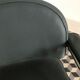 Fauteuil de bureau industriel skaï gris