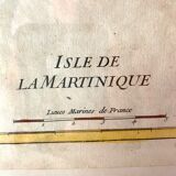 Old map Martinique