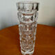 Vintage glass crystal vase 1950