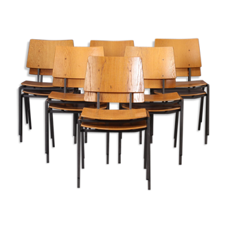 Lot de six chaises scandinave