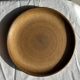 Set of 8 dark orange stoneware dessert plates Longchamp D19.5