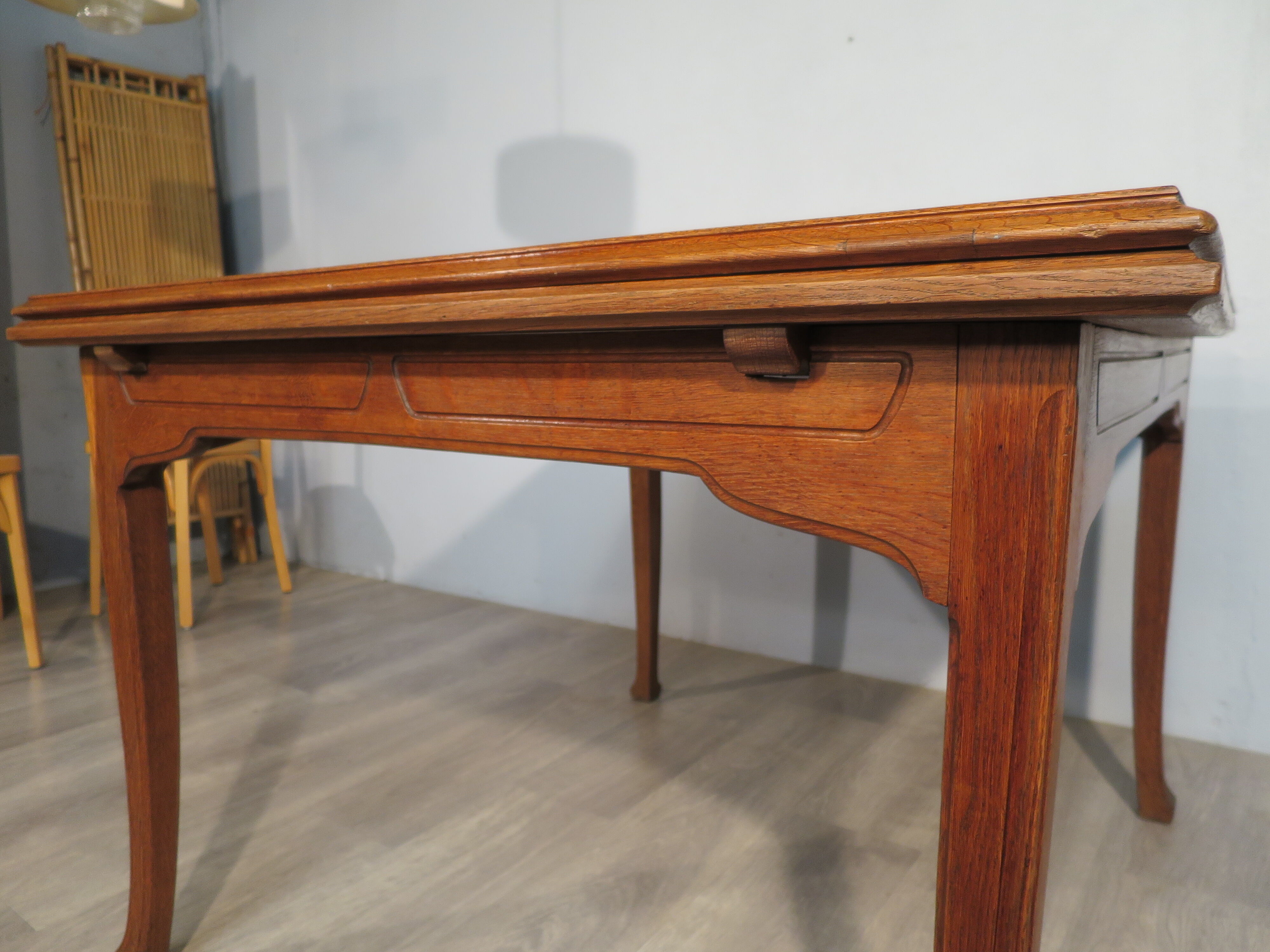 Oak art nouveau table