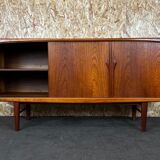 60s 70s teak sideboard Credenza Axel Christensen ACO Møbler Denmark 60s